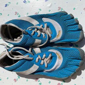 Vibram Five Fingers Blue Women's Barefoot Running Slip On Athletic Shoes Size 6